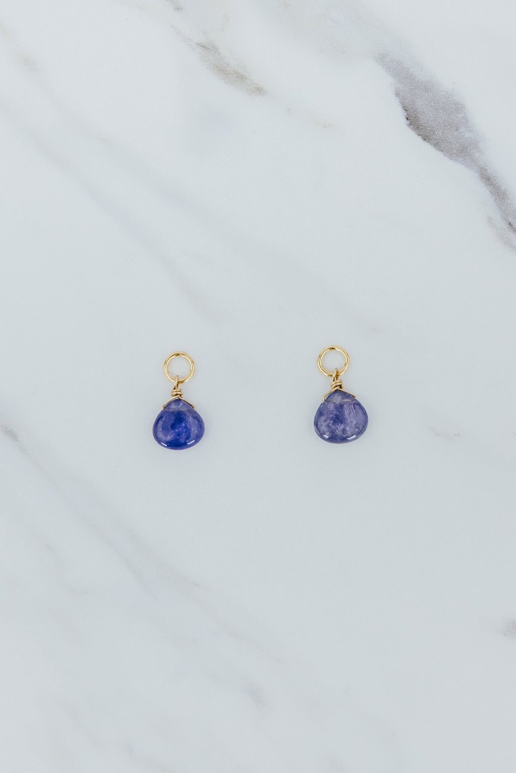 Earring Charms - Tanzanite