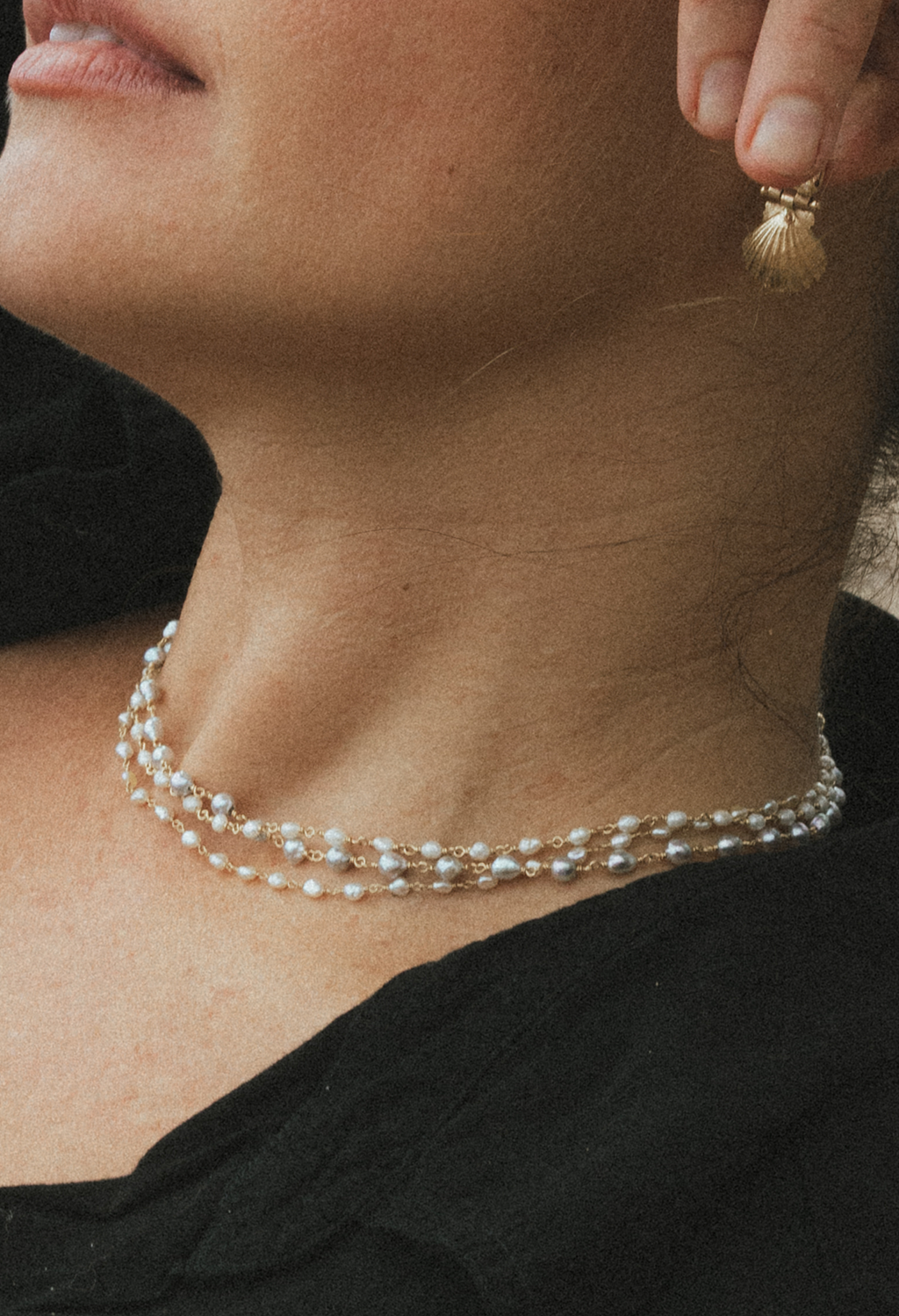 Akoya Keshi Pearl Choker