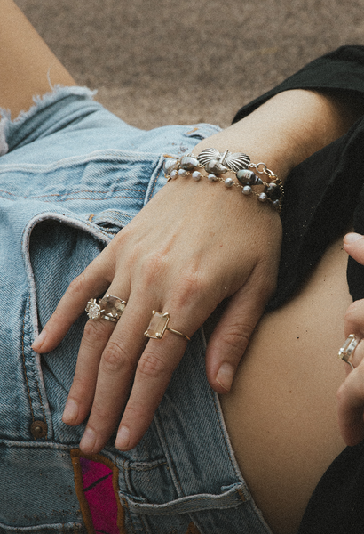 Akoya Keshi Pearl Bracelet