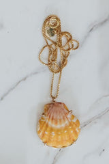 Sunrise Shell Necklace - 18" Chain thumbnail