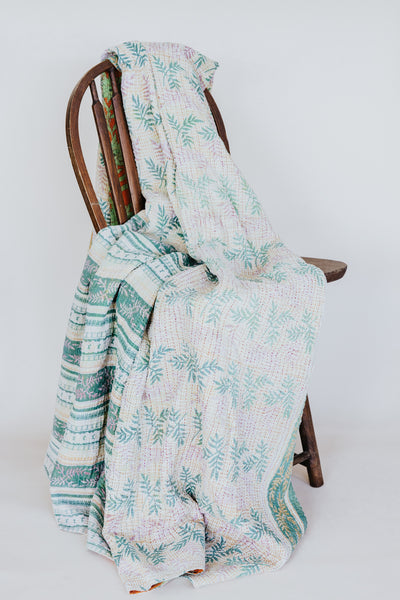 Vintage Kantha Blanket - #19
