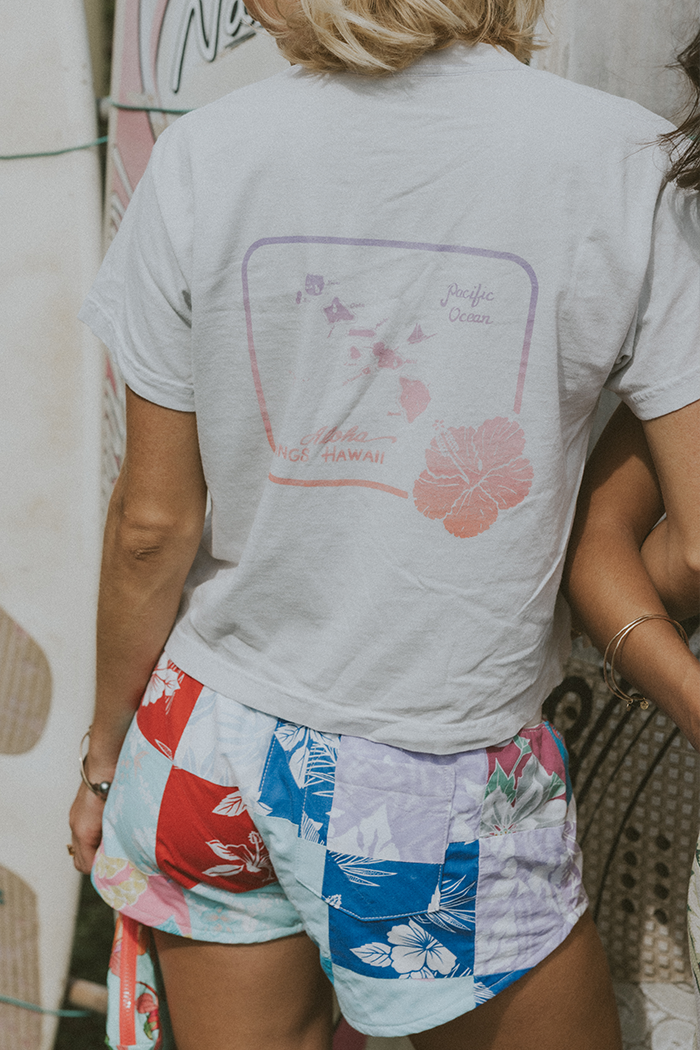 Wide Tee - Hawaii Map