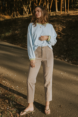 Retro Pocket Pants - Khaki Corduroy thumbnail