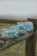 Kantha Toiletry Pouches - Blooming Tide thumbnail