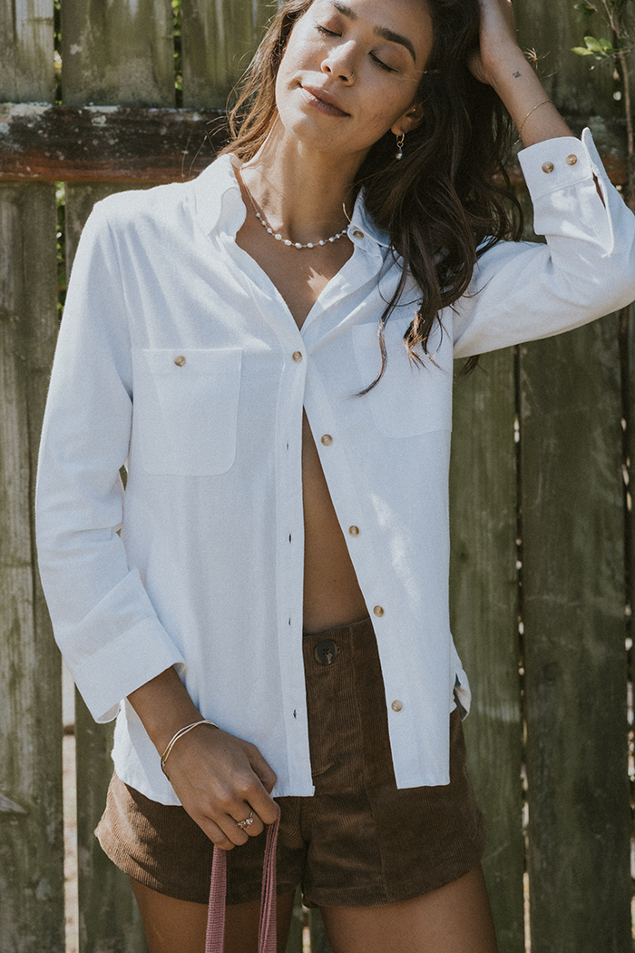 Sun + Moon Linen Blouse