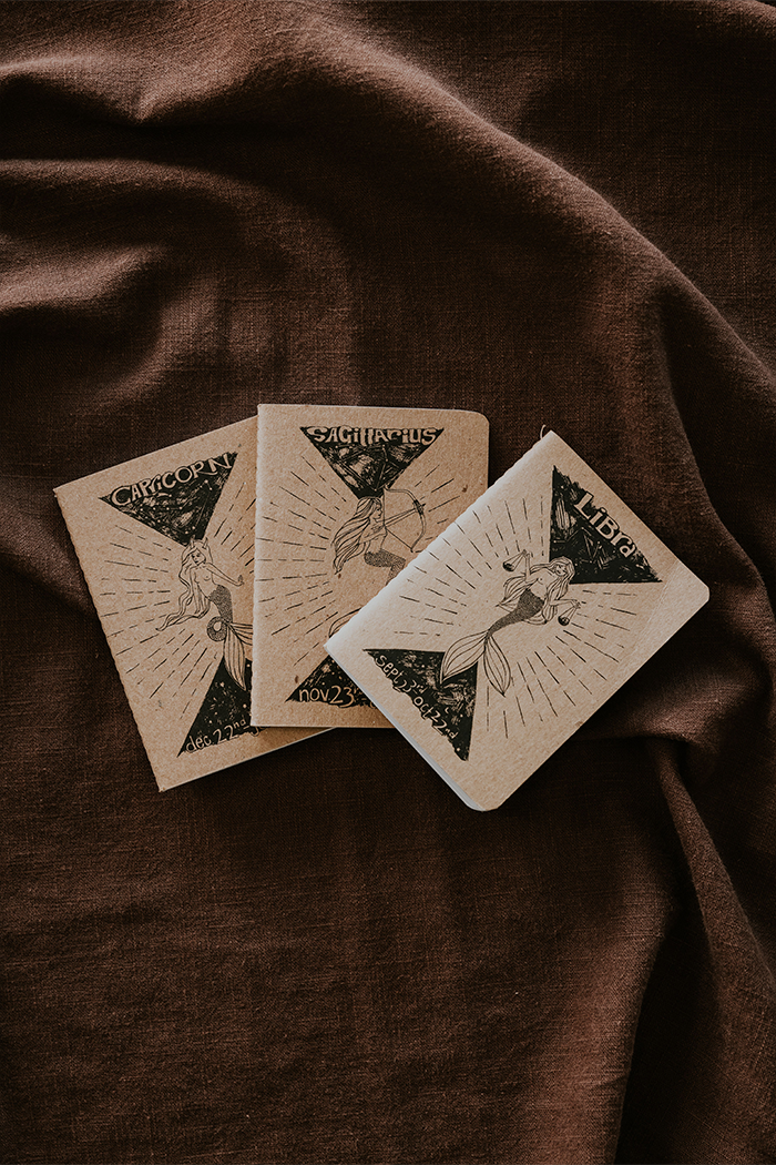 Wings Hawaii zodiac mini notebooks 