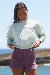 Cropped Sweatshirt - Seafoam thumbnail