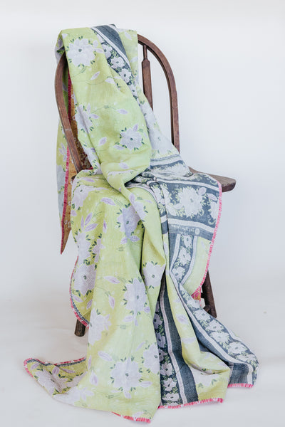 Vintage Kantha Blanket - #2