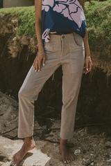 Retro Pocket Pants - Khaki Corduroy thumbnail