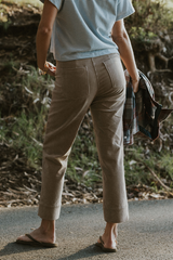 Retro Pocket Pants - Khaki Corduroy thumbnail