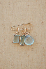 Necklace Charm - Prong Set Aquamarine | GF thumbnail