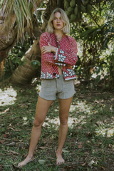 Retro Pocket Shorts - Khaki Corduroy thumbnail