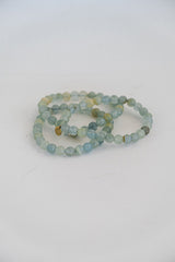 Stretchy Beaded Bracelet - Aquamarine thumbnail