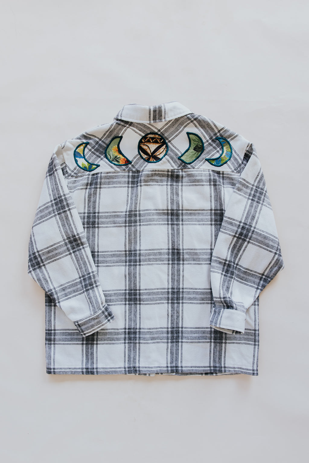 Vintage Flannel Jacket - Moon Phases