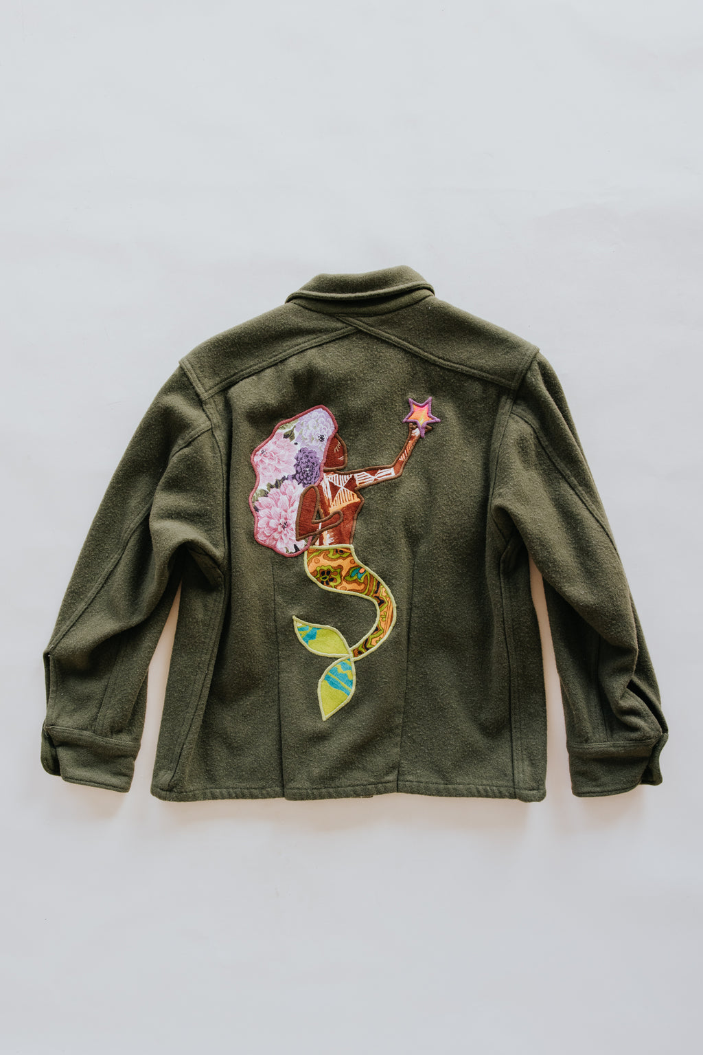Vintage Army Fatigue Jacket - La Sirena