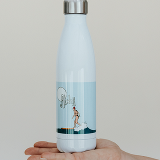 Stainless Steel Water Bottle - Aloha Surfer