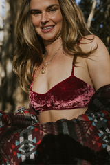 Velvet Bralette - Rose thumbnail