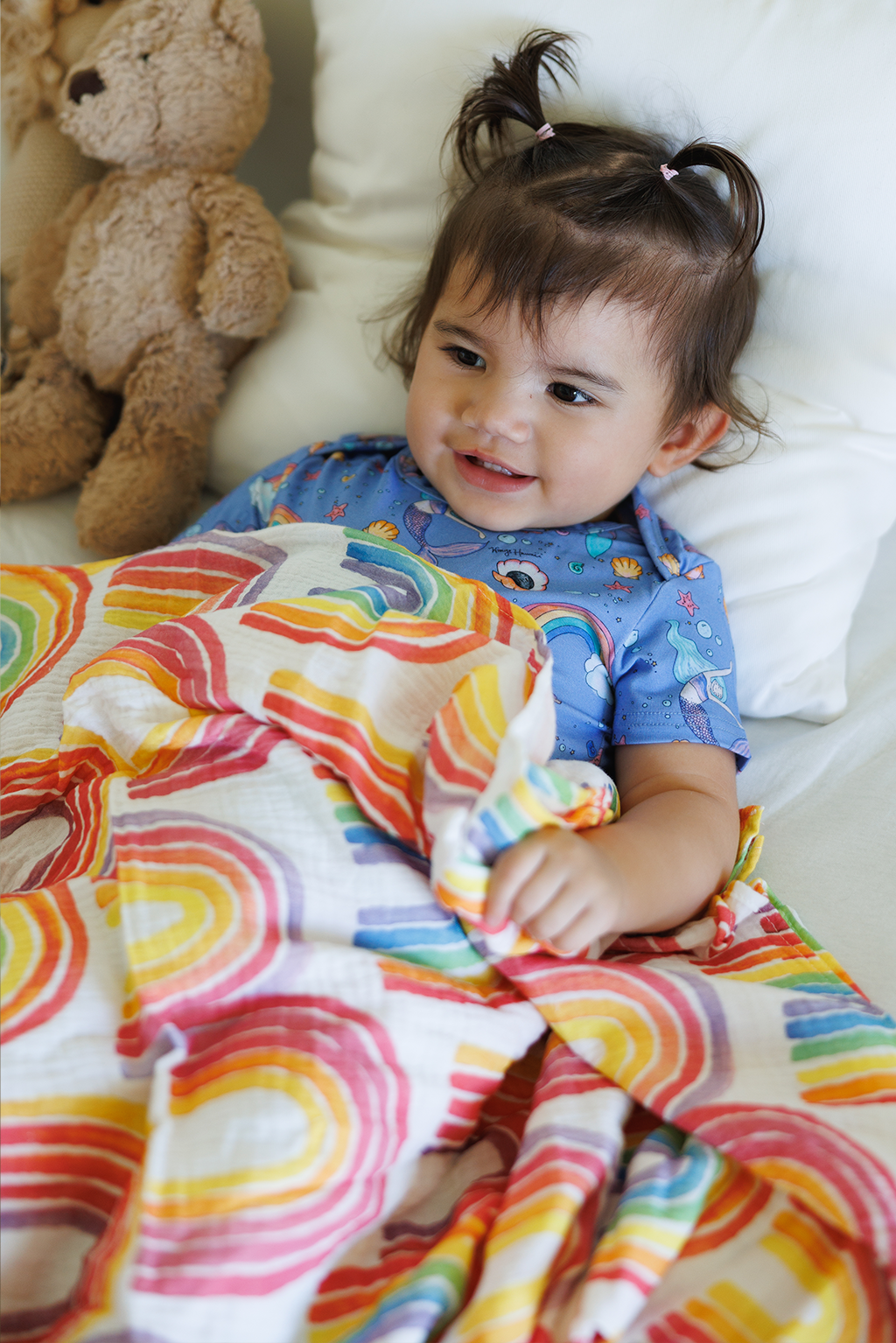 Baby Swaddle - Rainbows