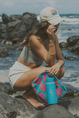 wings hawaii tyvek adventure pouch in hibiscus print thumbnail