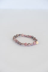 Stretchy Beaded Bracelet - Rhodochrosite thumbnail