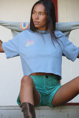 Oversized Cropped Tee - 1981