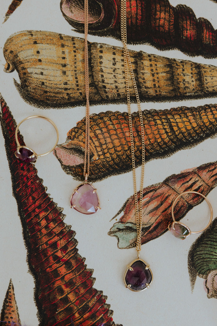 Charm Hoops - Sunrise Shells