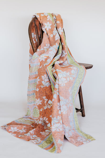 Vintage Kantha Blanket - #14
