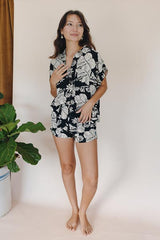 Aloha Boxy Button-Up - Hana Nightfall thumbnail