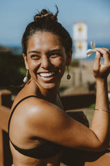 Drop Chain Earrings - Drupe Shell thumbnail