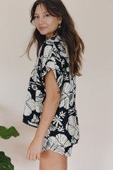 Aloha Boxy Button-Up - Hana Nightfall thumbnail