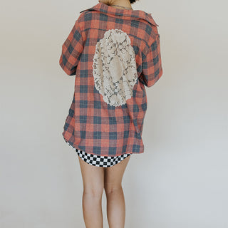 Paragon Flannel - Red + Black