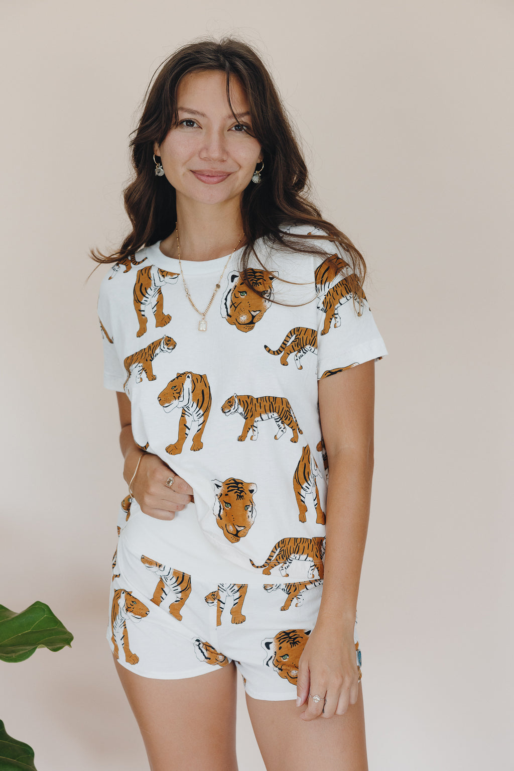 Organic Cotton Crop Tee - Tiger
