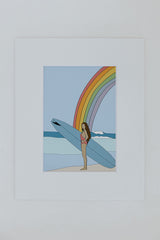 Matted Surfer Girls Prints thumbnail