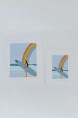 Matted Surfer Girls Prints thumbnail