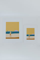 Matted Surfer Girls Prints thumbnail