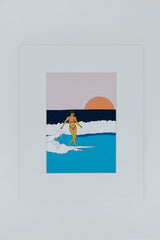 Matted Surfer Girls Prints thumbnail