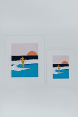 Matted Surfer Girls Prints thumbnail