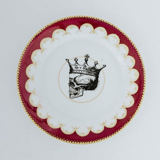 Skull & Crown Royal Dessert Plate