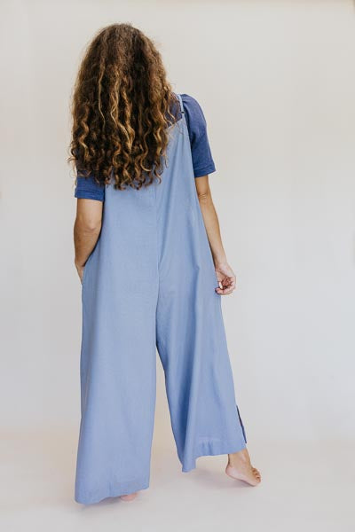 Sun Pocket Overalls - Blue
