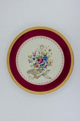 Mermaid Dinner Plates - Burgundy thumbnail