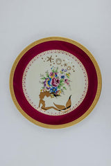Mermaid Dinner Plates - Burgundy thumbnail