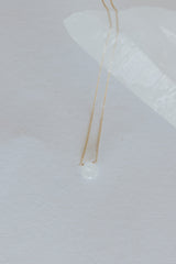 Single Stone Necklace - Warm Tones thumbnail