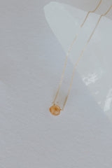 Single Stone Necklace - Warm Tones thumbnail