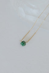 Single Stone Necklace - Cool Tones thumbnail