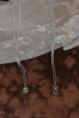 Prong Set Necklace - Diamond 14k White Gold thumbnail