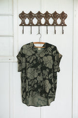 Short Sleeve Pocket Blouse - Hana Forest thumbnail