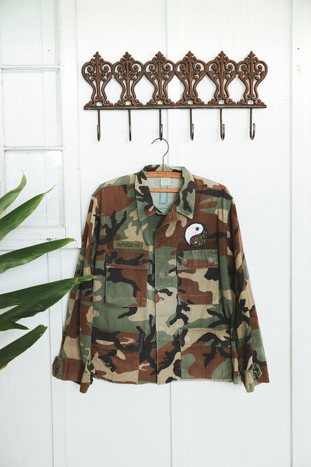 Vintage Army Camo Jacket - Evil Eye
