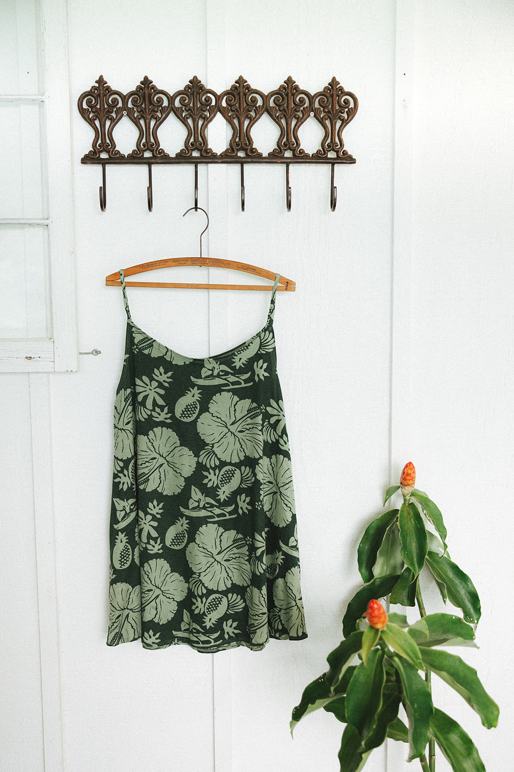 Trapeze Mini Dress - Hana Forest