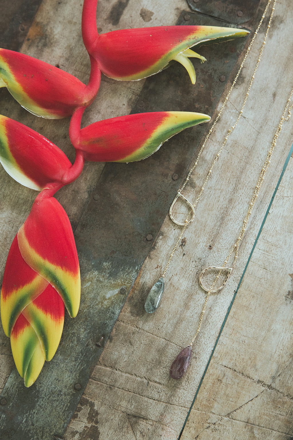 Lariat Necklace - Sapphire