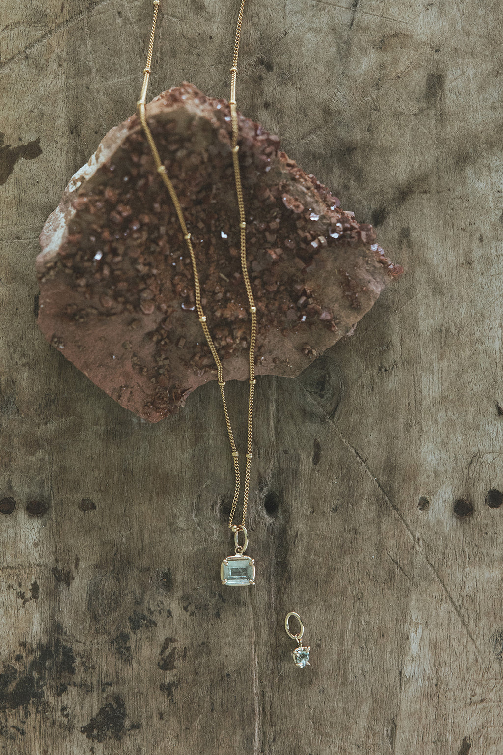 Necklace Charm - Bi Color Tourmaline